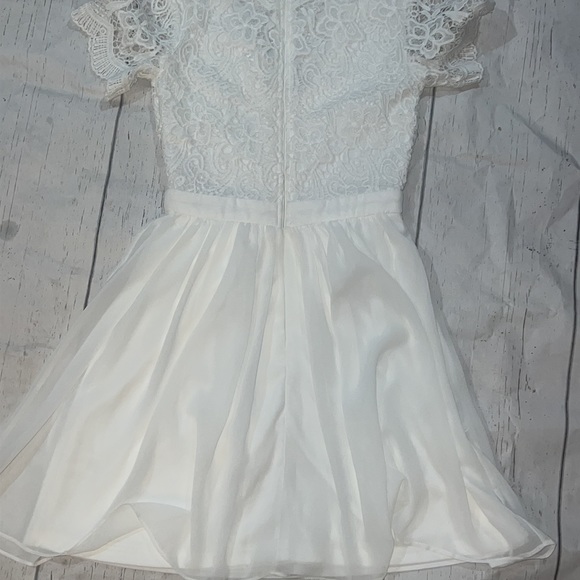 Lulus white short sleeve lace dress - Picture 6 of 8
